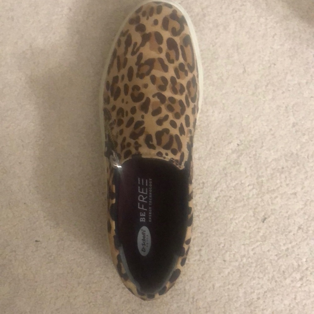Dr scholls flat Leopard print shoes